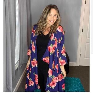 Floral Kimono Cardigan LULAROE SHIRLEY